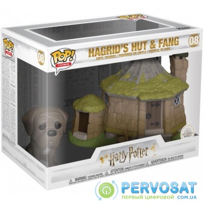 Funko Коллекционная фигурка Funko POP! Vinyl: Town: Harry Potter: Hagrid's Hut w/ Fang 44230