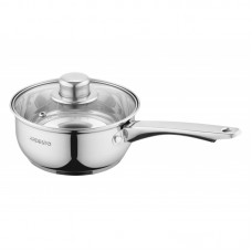 Ківш Ardesto Gemini Gourmet Aosta, скляна кришка, 1.2 л, нержавіюча сталь Ківш Ardesto Gemini Gourmet Aosta, скляна кришка, 1.2 л, нержавіюча сталь