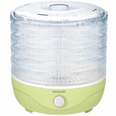 Сушарка для продуктів Sencor 250Вт, піддонів - 5x2.6см, діаметр - 23см, сітка для ягід, пластик, зелений Сушарка для продуктів Sencor 250Вт, піддонів - 5x2.6см, діаметр - 23см, сітка для ягід, пластик, зелений