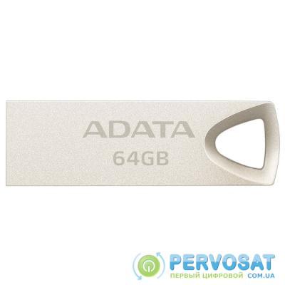 USB флеш накопитель A-DATA 64GB UV210 Metal Silver USB 2.0 (AUV210-64G-RGD)