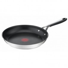 Сковорода Tefal Jamie Oliver Kitchen Essential, 24см, покриття Titanium 2Х, індукція, Thermo-Spot, нерж.сталь. Сковорода Tefal Jamie Oliver Kitchen Essential, 24см, покриття Titanium 2Х, індукція, Thermo-Spot, нерж.сталь.