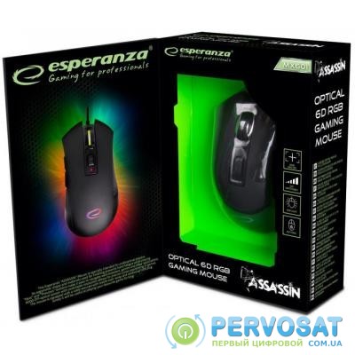 Мышка Esperanza MX601 Assassin Black (EGM601)