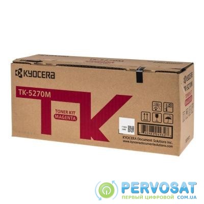 Тонер-картридж Kyocera TK-5270M Magenta 6K (1T02TVBNL0)