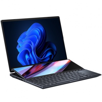 Ноутбук ASUS Zenbook Pro 14 Duo UX8402VV-P1046 14.5&quot; 2.8K OLED, Intel i9-13900H, 32GB, F2TB, NVD4060-8, NoOS, Чорний