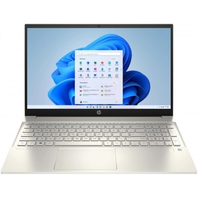 Ноутбук HP Pavilion 15-eh1057ua 15.6&quot; FHD IPS AG, AMD R5-5500U, 16GB, F512GB, UMA, Win11, золотистий