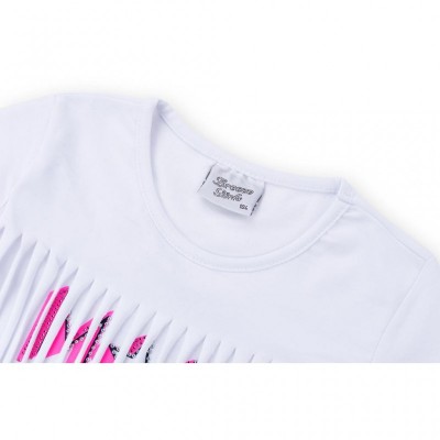 Набір дитячого одягу Breeze футболка із зірочками з шортами (9036-104G-white)