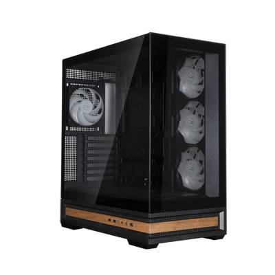 Корпус Zalman P40 NAMU без БЖ, 2xUSB3.0, 1x Type C, 3x120мм ARGB Reverse,  1x120мм ARGB, VGA 420мм, LCS ready, TG Side/Front Panel, ATX, чорний