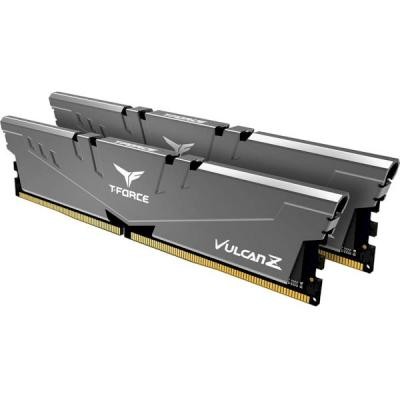 Модуль памяти для компьютера DDR4 8GB (2x8GB) 2666 MHz T-Force Vulcan Z Gray Team (TLZGD48G2666HC18HDC01)