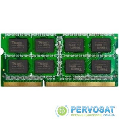 Модуль памяти для ноутбука SoDIMM DDR3 4GB 1600 MHz Team (TED34G1600C11-S01)