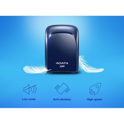 Портативний SSD USB 3.2 Gen 2 Type-C ADATA SC680 960GB Blue