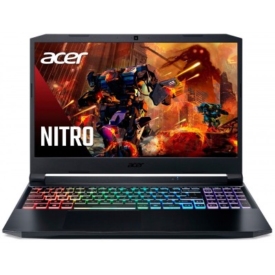 Ноутбук Acer Nitro 5 AN515-57 15.6FHD IPS 144Hz/Intel i5-11400H/16/512F/NVD3050-4/Lin/Black