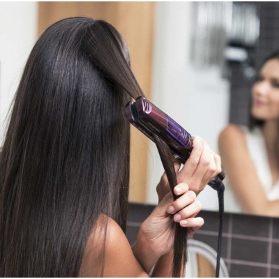 Щипці для волосся Babyliss ST395E, іонізація, з паром, фіолетовий