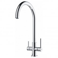Змішувач для кухні Franke Lina Clear Water, довж.виливу - 272 мм, поворотний, 1+1 фільтр, хром