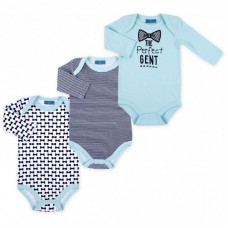 Боді Luvena Fortuna 3 шт з довгими рукавами для хлопчиків (G8307.3-6) Боді Luvena Fortuna 3 шт з довгими рукавами для хлопчиків (G8307.3-6)