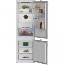 Холодильник Beko вбудований з нижн. мороз., 177x55x55, xолод.відд.-194л, мороз.відд.-76л, 2дв., E, NF, білий