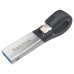 USB флеш накопитель SANDISK 16GB iXpand USB 3.0/Lightning (SDIX30C-016G-GN6NN)