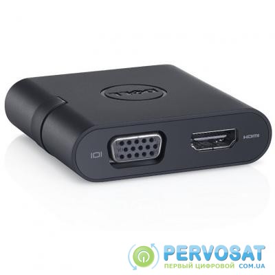 Порт-репликатор Dell DA200 USB-C to HDMI/VGA/Ethernet/USB 3.0 (470-ABRY)