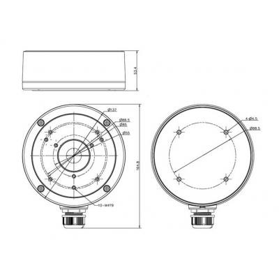 Крепление для видеокамеры HikVision DS-1280ZJ-S