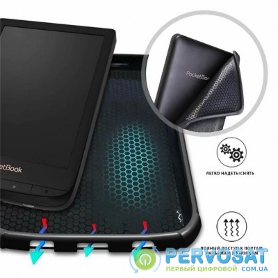 Чехол для электронной книги AirOn Premium PocketBook 606/628/633 black (4821784622173)