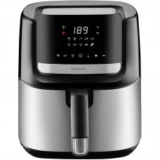 Мультипіч Sencor Vita Fryer, 1600Вт, чаша-6,5л, сенсорне керув., 10 програм, пластик, нерж. сталь-чорний Мультипіч Sencor Vita Fryer, 1600Вт, чаша-6,5л, сенсорне керув., 10 програм, пластик, нерж. сталь-чорний