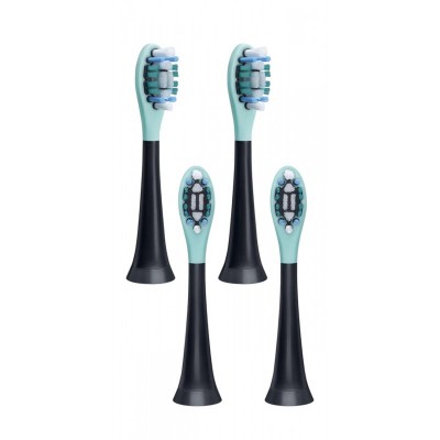 Насадки для зубних щіток Beurer SC 30/50 Premium Protection Plus, для чутливих ясен, 4 шт в комлекті, чорні