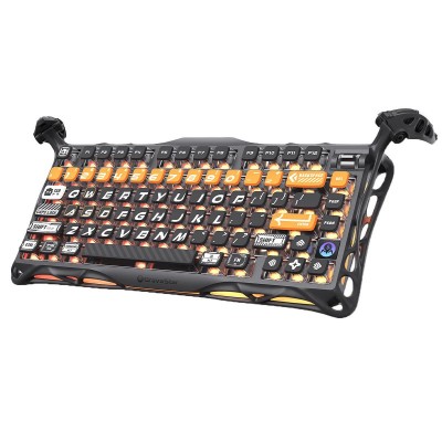 Клавіатура механічна GravaStar Mercury K1 Pro 80keys, GravaStar x Kailh Speedy Mint, BT/WL/USB, CyberFlare