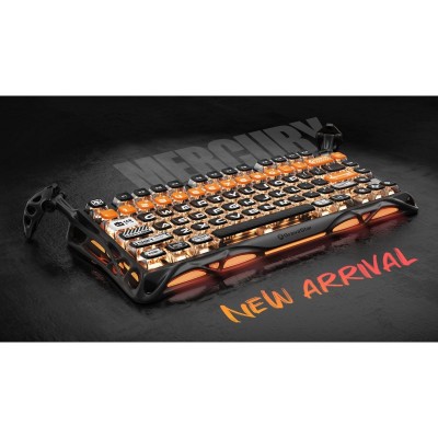 Клавіатура механічна GravaStar Mercury K1 Pro 80keys, GravaStar x Kailh Speedy Mint, BT/WL/USB, CyberFlare