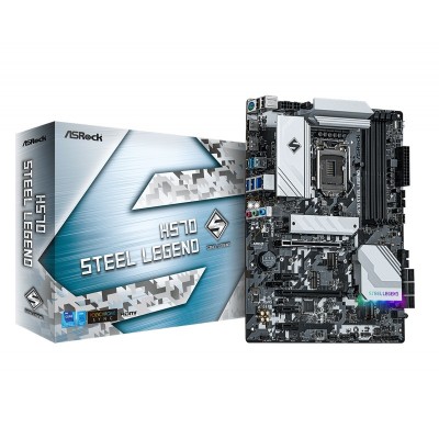 Материнcька плата ASRock H570 STEEL LEGEND s1200 H570 4xDDR4 M.2 HDMI-DP Type-C ATX