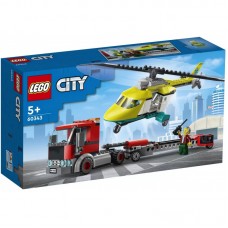 Конструктор LEGO City Перевезення рятувального гелікоптера Конструктор LEGO City Перевезення рятувального гелікоптера