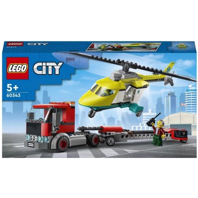 Конструктор LEGO City Перевезення рятувального гелікоптера