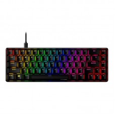 Клавіатура механічна HyperX Alloy Origins 65 67key, Red, USB-A, EN/UA, RGB, чорний