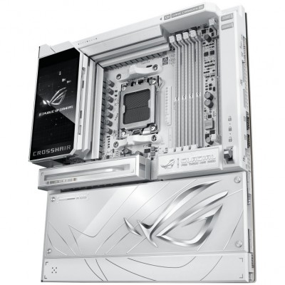 Материнcька плата ASUS ROG CROSSHAIR X870E GLACIAL sAM5 X870E 4xDDR5 M.2 USB Type-C Wi-Fi BT E-ATX білий