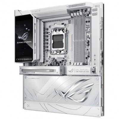 Материнcька плата ASUS ROG CROSSHAIR X870E GLACIAL sAM5 X870E 4xDDR5 M.2 USB Type-C Wi-Fi BT E-ATX білий