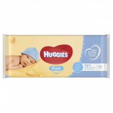 Вологі серветки Huggies Pure 56 шт (5029053550039) Вологі серветки Huggies Pure 56 шт (5029053550039)