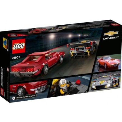 Конструктор LEGO Speed Champions Chevrolet Corvette C8.R Race Car and 1968 Chevrolet Corvette 76903