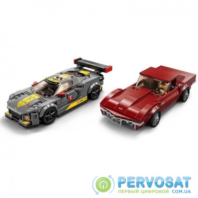Конструктор LEGO Speed Champions Chevrolet Corvette C8.R Race Car and 1968 Chevrolet Corvette 76903