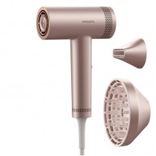 Фен Philips 8000 Series, 1400Вт, 3 режими, іонізація, хол. обдув, турборежим, рожевий Фен Philips 8000 Series, 1400Вт, 3 режими, іонізація, хол. обдув, турборежим, рожевий