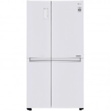 Холодильник SBS LG GC-B247SVDC, 179х74х91см, 2 дв., Холод.відд. - 406л, Мороз. відд. - 220л, A+, NF, Лінійний, Зона свіжості, Зовнішній дисплей, Білий