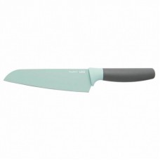 Кухонний ніж BergHOFF Leo Santoku с покрытием 170 мм в чехле Mint (3950109) Кухонний ніж BergHOFF Leo Santoku с покрытием 170 мм в чехле Mint (3950109)