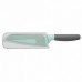 Кухонный нож BergHOFF Leo Santoku с покрытием 170 мм в чехле Mint (3950109)