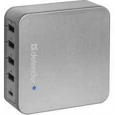 Зарядний пристрій Defender UPA-50 4 порта USB, 5V / 5A (83538) Зарядний пристрій Defender UPA-50 4 порта USB, 5V / 5A (83538)
