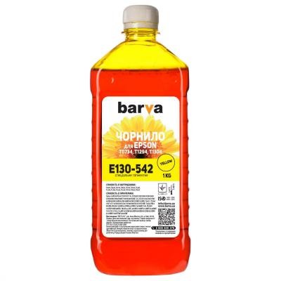 Чернила BARVA Epson T1304/T1294/T1284/T1034/T0734 Yellow 1 кг pigm. (E130-542)