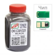 Тонер OKI C301/321, 60г Black+chip AHK (1505325) Тонер OKI C301/321, 60г Black+chip AHK (1505325)