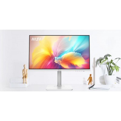 Монітор MSI 23.8" Modern MD2412PW HDMI, USB-C, MM, IPS, 100Hz, 4ms, sRGB 114%, Pivot, білий