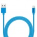 Дата кабель USB 2.0 AM to Lightning 1.0m MFI Blue ADATA (AMFIPL-100CM-CBL)