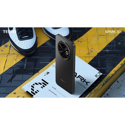 Смартфон TECNO Spark 30C (KL5n) 6.67" 8/256ГБ, 2SIM, 5000мА•год, Orbit Black