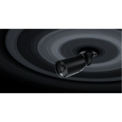 IP-Камера дротова Ajax BulletCam HL black, 8мп, 2.8мм, гібридне підсвічування IR 35м, білий Led 50м, Poe, True WDR, IP 65,  аудіо, кут огляду 100° до 110°, вулична, чорна