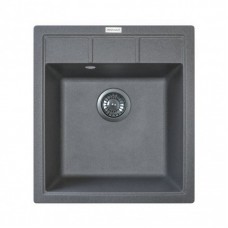 Мийка кухонна Adamant Brick, штучний камінь, квадрат, без крила, 460x515x200мм, чаша - 1, врізна, сірий Мийка кухонна Adamant Brick, штучний камінь, квадрат, без крила, 460x515x200мм, чаша - 1, врізна, сірий