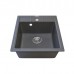 Мийка кухонна Adamant Brick, штучний камінь, квадрат, без крила, 460x515x200мм, чаша - 1, врізна, сірий Мийка кухонна Adamant Brick, штучний камінь, квадрат, без крила, 460x515x200мм, чаша - 1, врізна, сірий