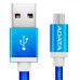 Дата кабель USB 2.0 – Micro USB 1.0m Blue ADATA (AMUCAL-100CMK-CBL)